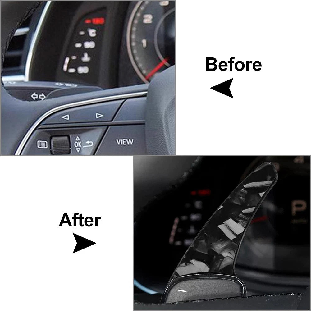 Steering Wheel Shift Paddle Extensions for Audi A3 A4 A5 A7 Q3 Q7 S4 S5 S8