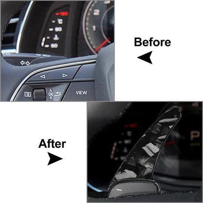 Steering Wheel Shift Paddle Extensions for Audi A3 A4 A5 A7 Q3 Q7 S4 S5 S8