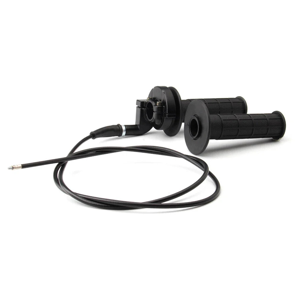 7/8" Motorcycle Black Handle Throttle Clamp Grip