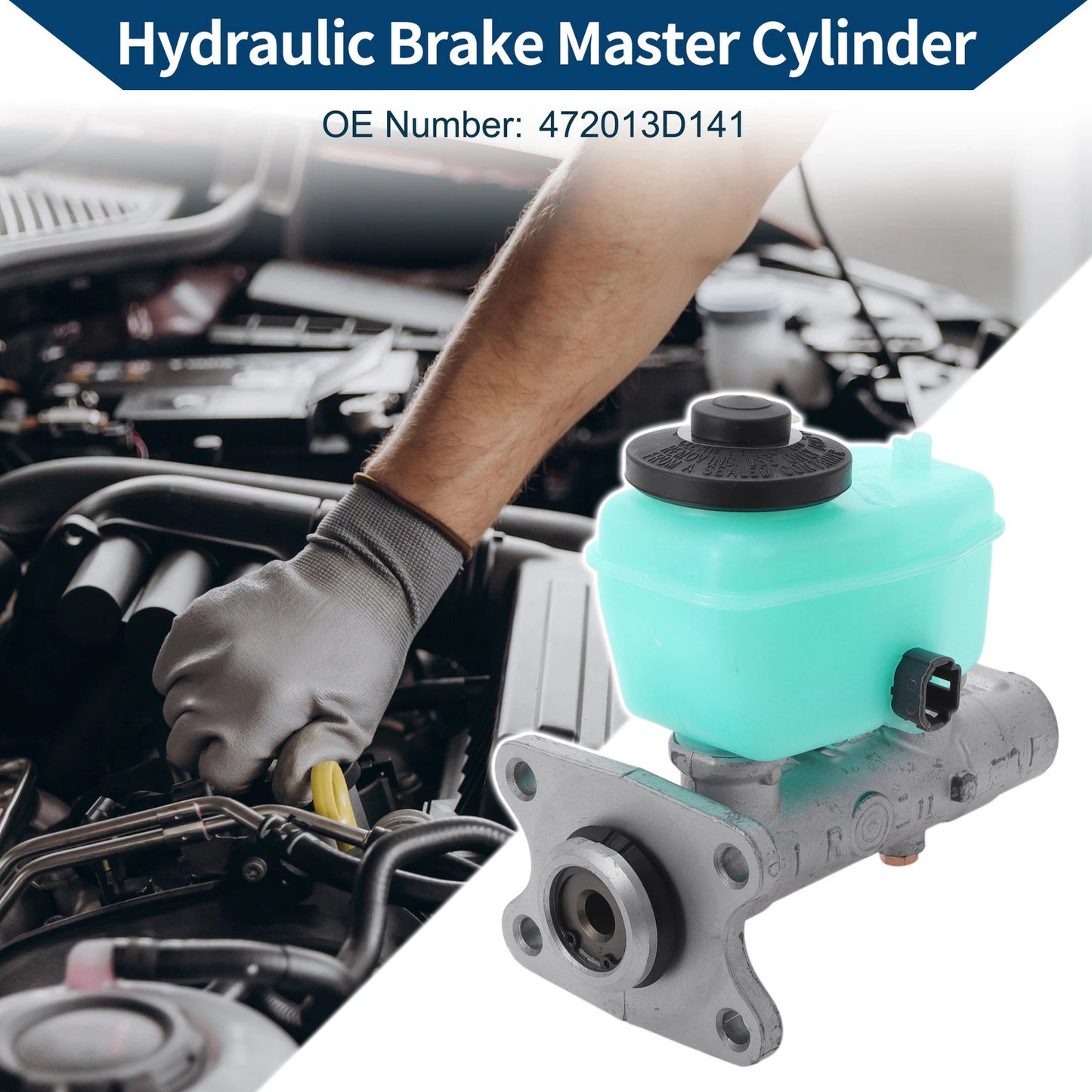 Brake Master Cylinder Reservoir No. 472013D141 for Toyota Hilux (1990–1997)