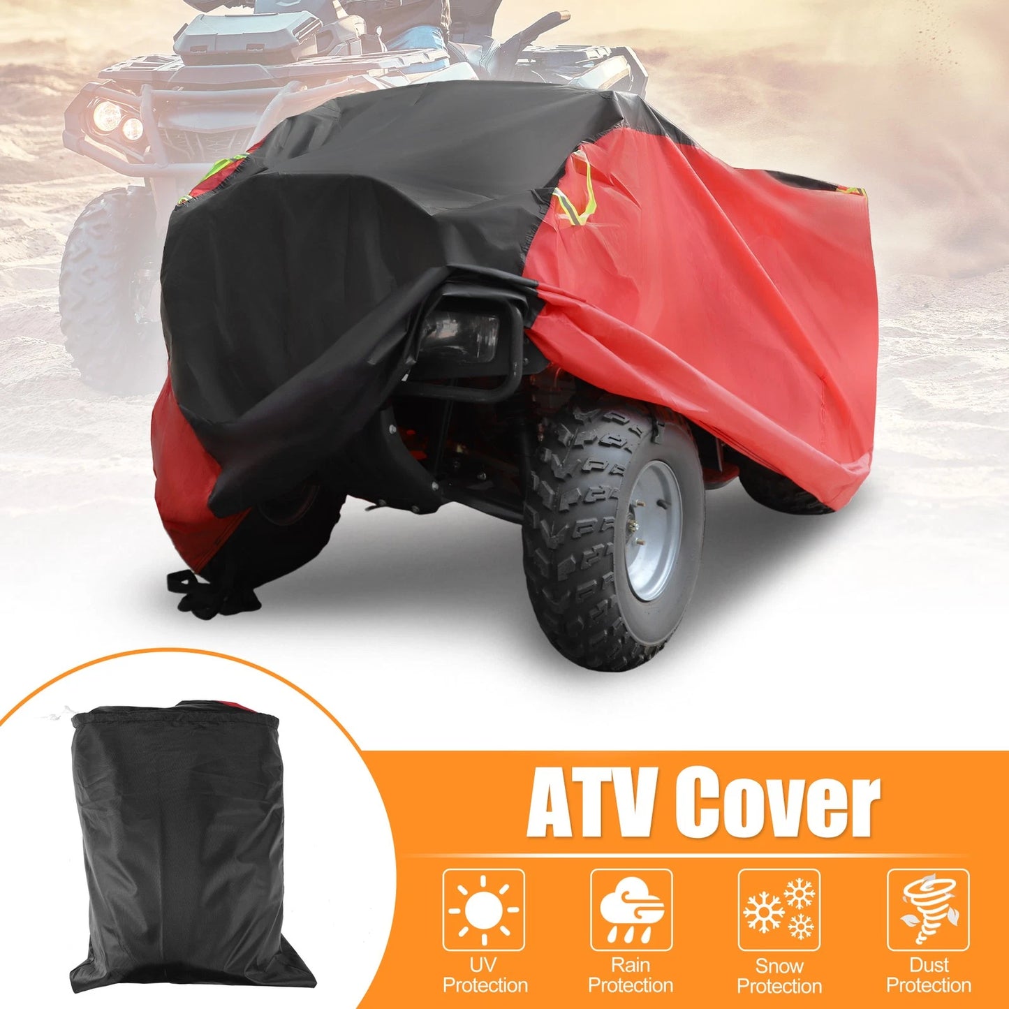 XXL ATV Cover for Polaris Sportsman Touring 600-1000CC (2000–2023)