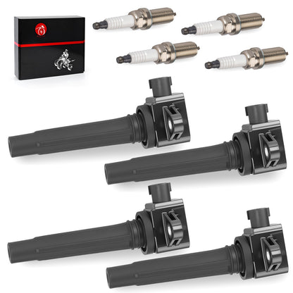 Set of 4 Ignition Coils for Yamaha AXT1800 RP1800 TP1800 FPT1800 UP1800 BPT1800 KPT1800