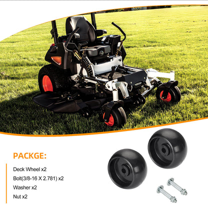 2X Deck Wheels Kit for Ferris Simplicity Snapper Pro (1500)