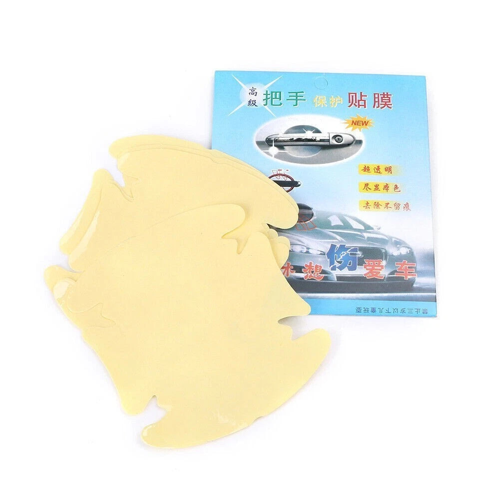 Set of 4 Car Door Handle Scratch Protector Film Invisible Clear Universal
