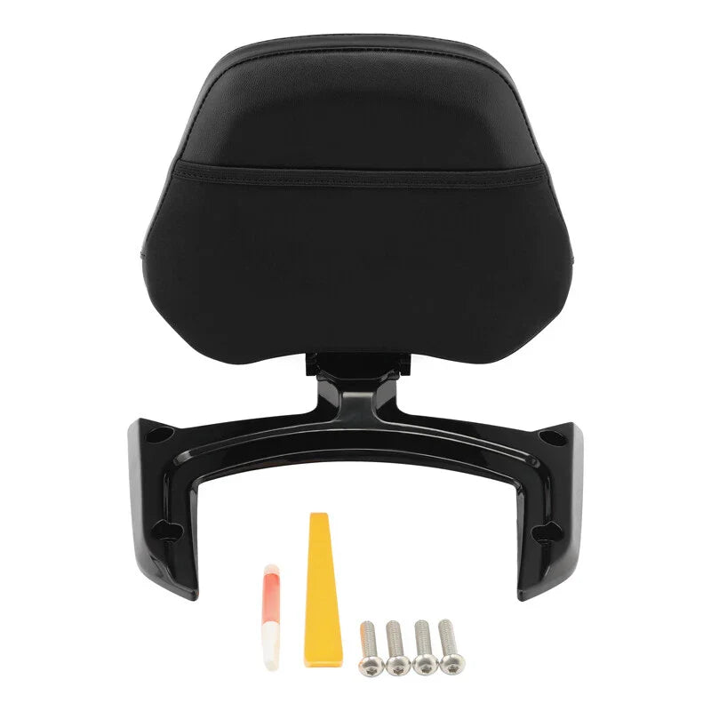 Black Rear Passenger Backrest Pad for Honda Goldwing GL1800 (2018-2025)