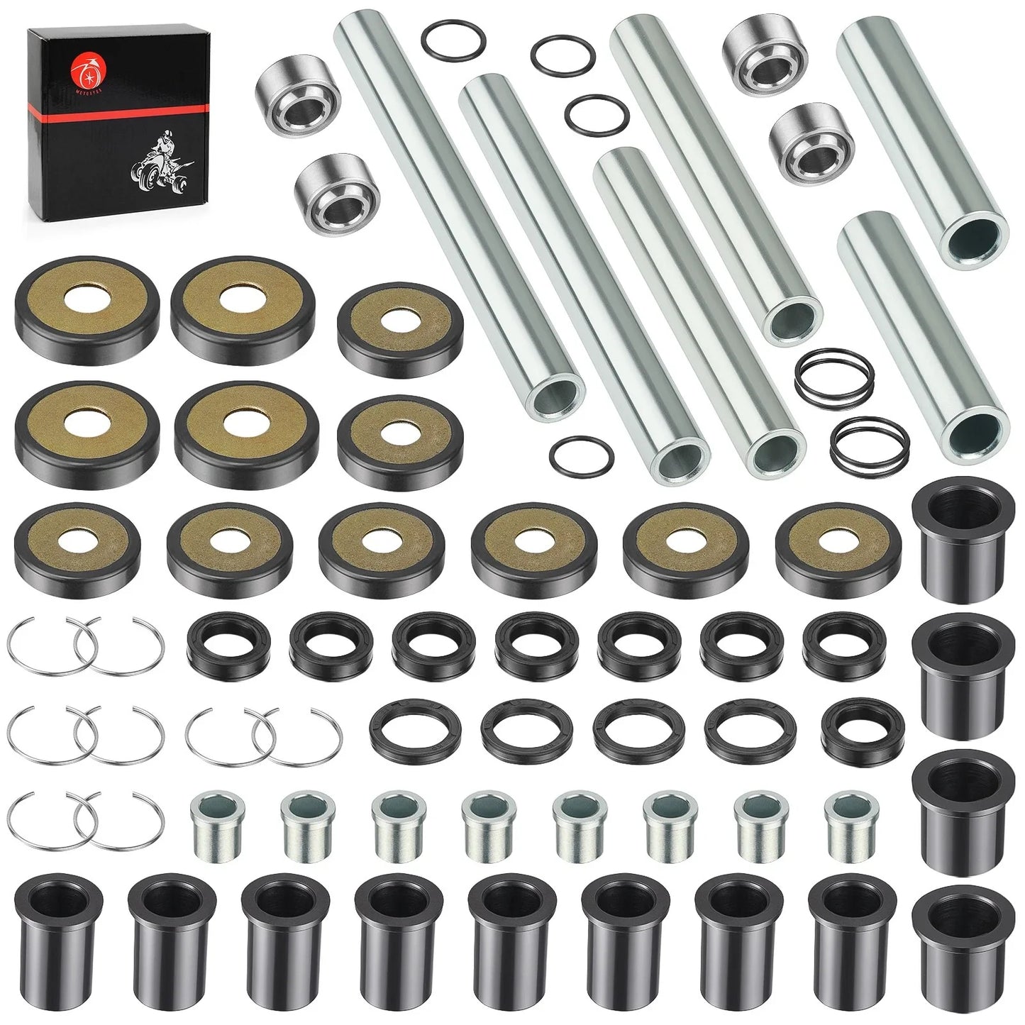 2 x Rear A-arm Bushing Shaft for Honda Rincon TRX650/TRX680 (2003–2014)