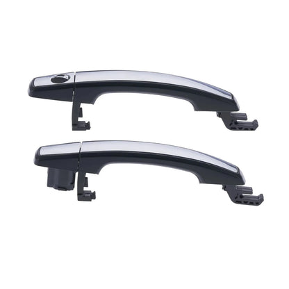 Set of 2 Chrome Outer Door Handles for Holden Barina (2011–2018)