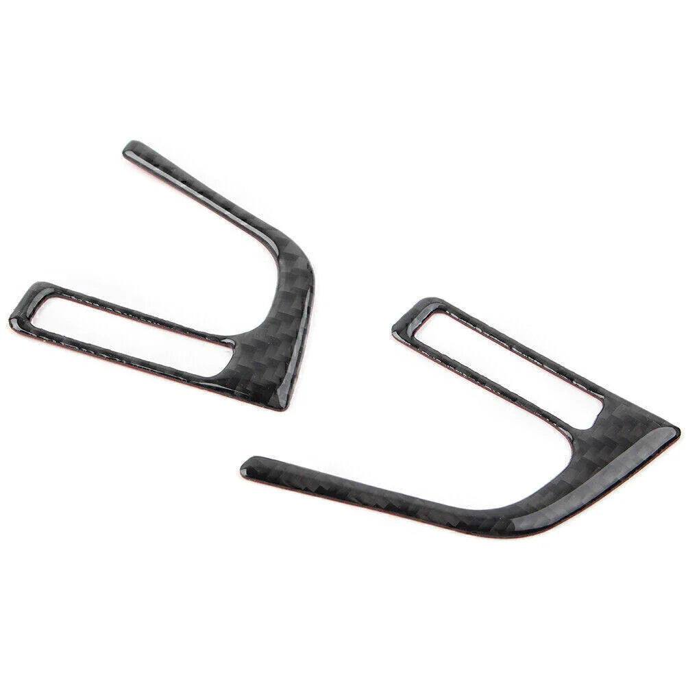 Carbon Fiber Steering Wheel Button Trim Cover for Subaru Forester (2013-2018)