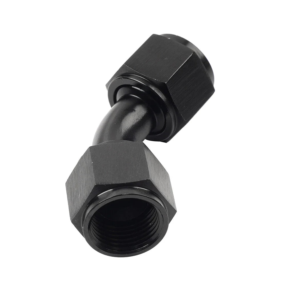 8AN Female to Female 45�� Swivel Coupler Fitting Adapter for Car