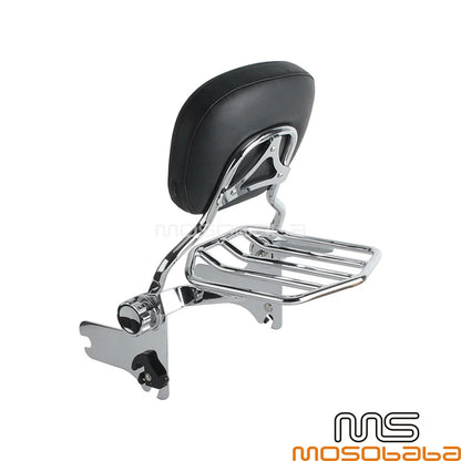 Backrest Sissy Bar & Luggage Rack for Harley Street Glide, Road King (2006-2023)