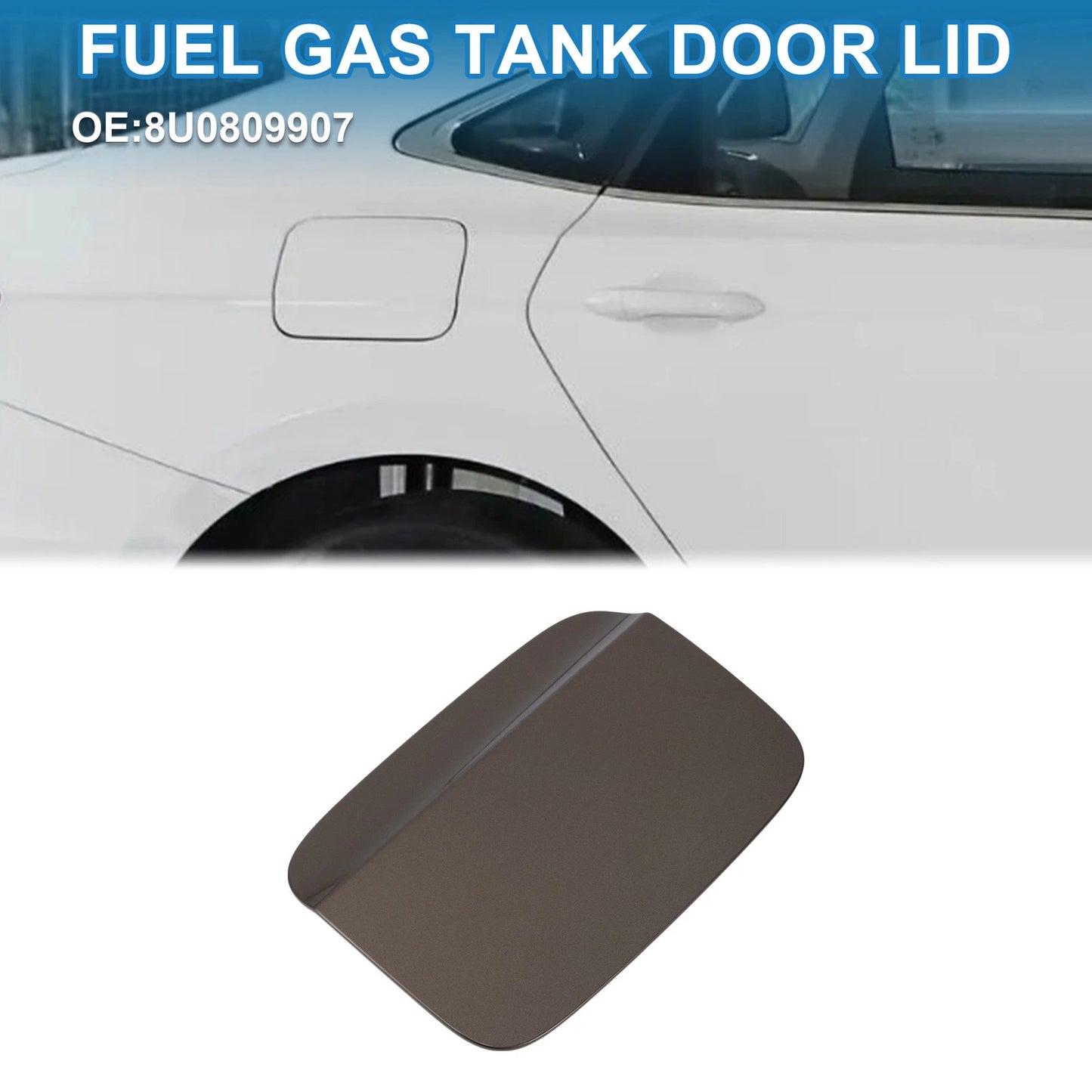 Fuel Tank Door Cap for Audi Q3 (2013–2018) No. 8U0809907 Brown