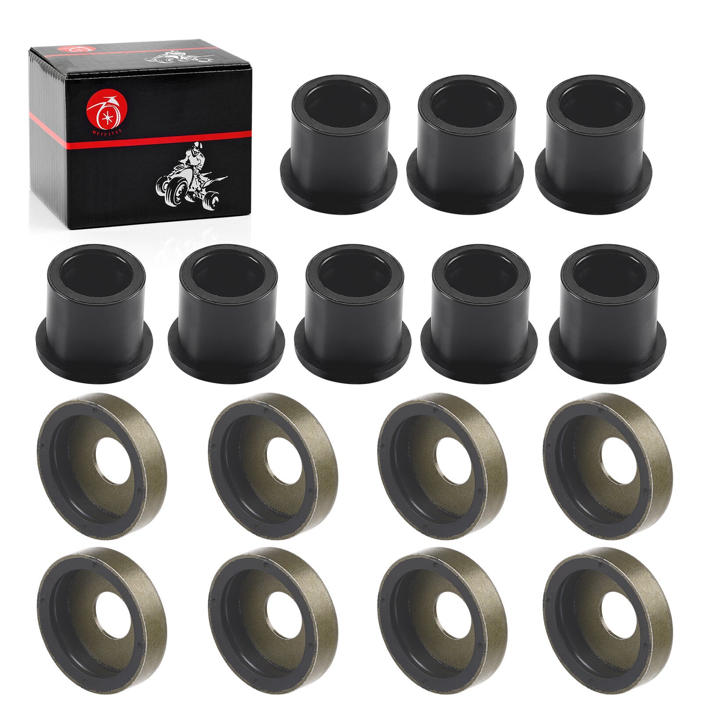 Set of 8 Front A-Arm Bushings for Polaris Predator 50 (2004–2007)