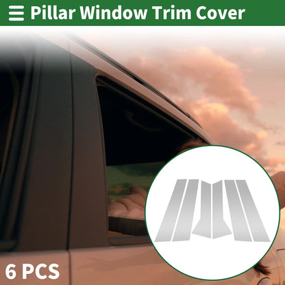 6Pcs Door Pillar Window Trim for BMW X1 (2023-2024)