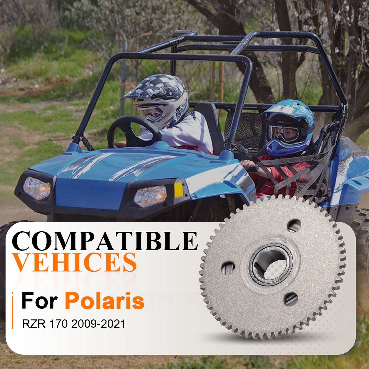 One Way Starter Clutch Gear for Polaris Ranger RZR 170 (2009–2021)