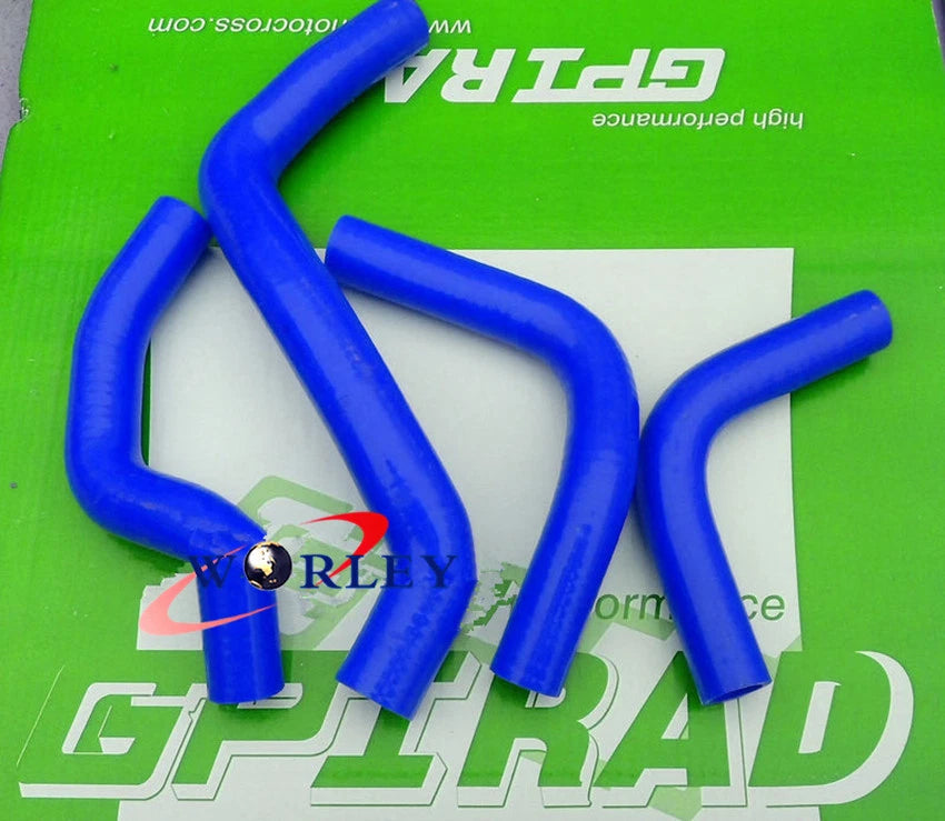 Blue Silicone Radiator Hose for Suzuki DRZ400E (2003–2007)