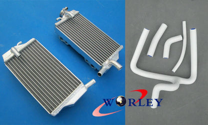 Aluminum Radiator + Y Hose Kit for Honda CR250R (2002–2004)