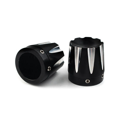 Front Axle Nut Covers for Harley Dyna, Fatboy, Electra, Street Glide, Road King (2006-2023)