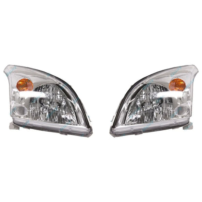 Chrome Headlights for Toyota Prado GRJ120 KDJ120 KZJ120 2003~2009 Pair