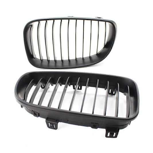 Matte Black Front Kidney Grille for BMW E81 E82 E87 E88 (2007-2013)