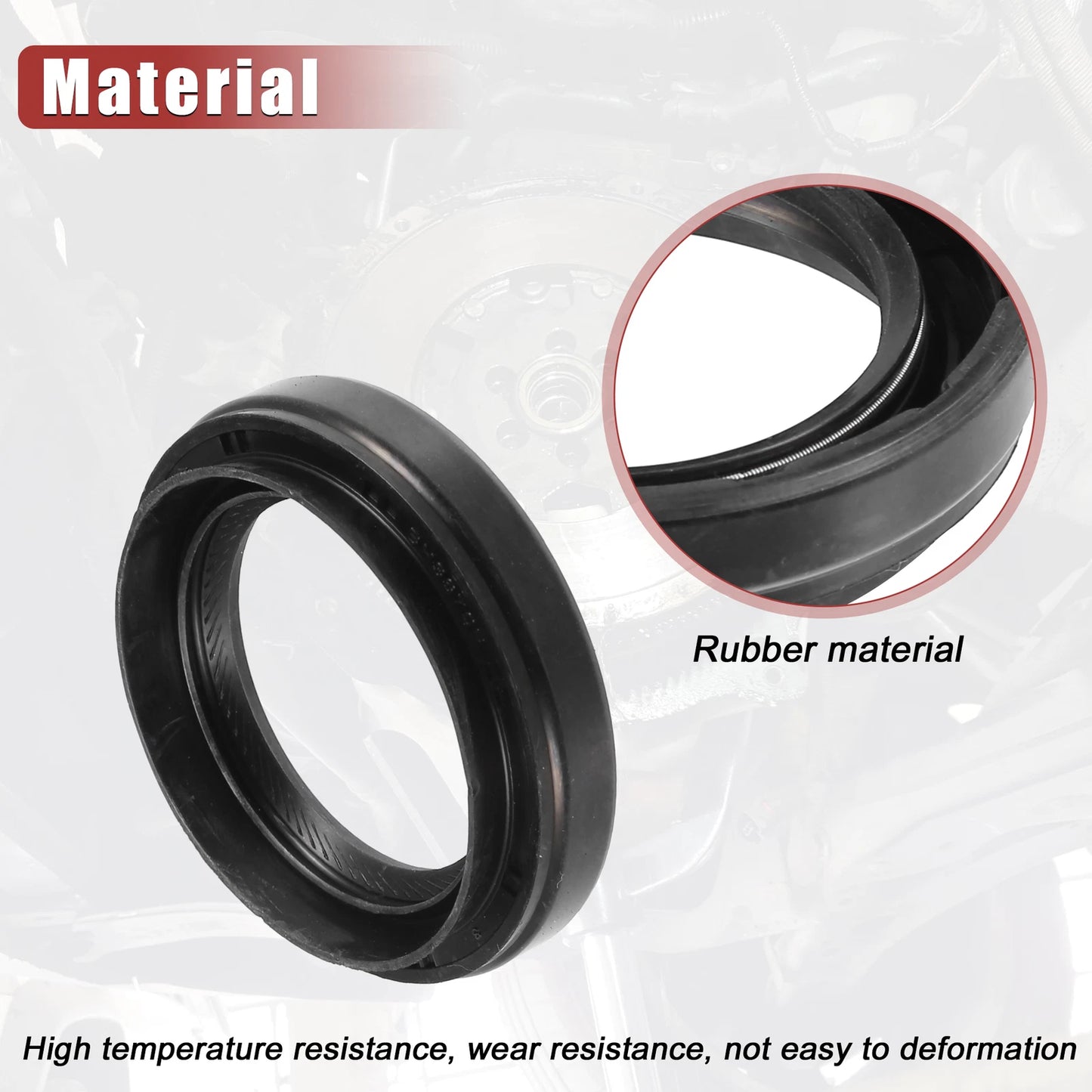 2X Crankshaft Seal for Toyota 4Runner (1995–2009) No. 90311-41010
