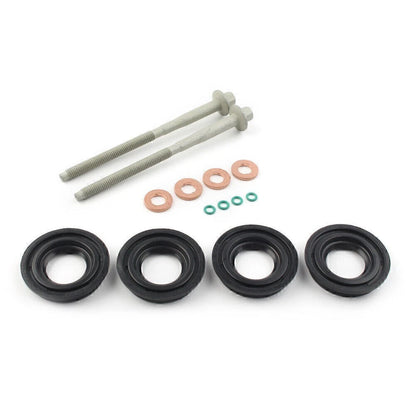 Fuel Injector Seal Washer Kit + 2X Injector Clamp Bolts for Ford Transit MK7 (2006–2014)