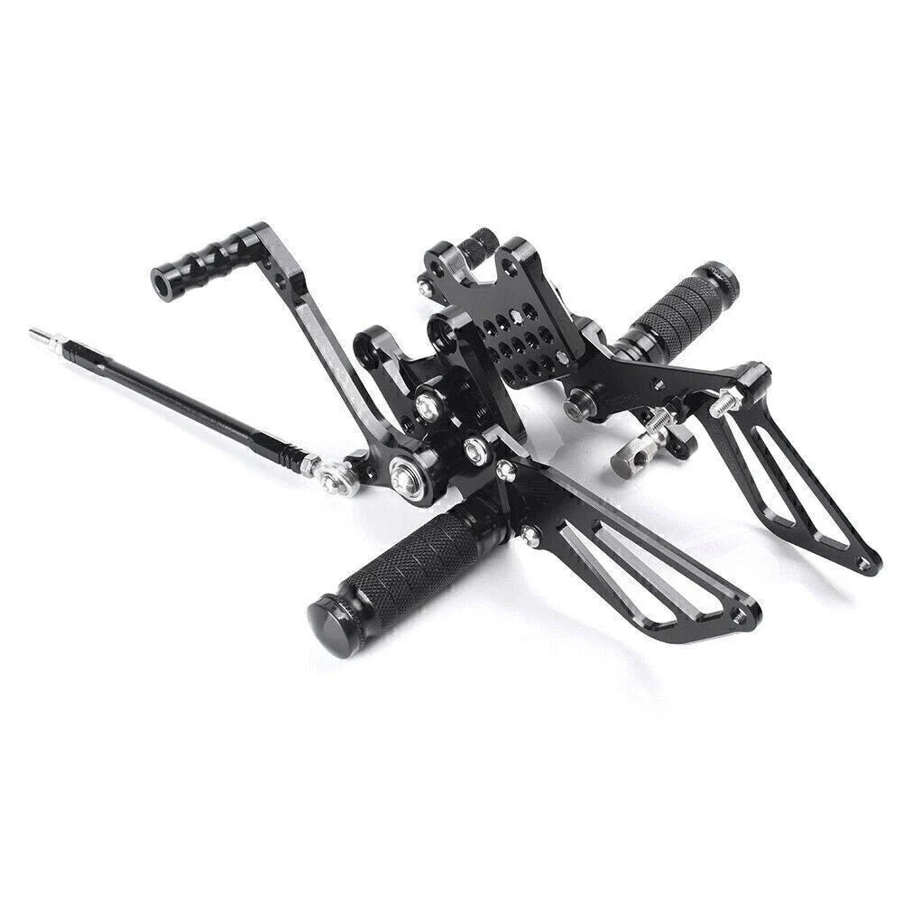 Rearsets Foot Pegs for Suzuki GSXR1000 GSXR600 GSXR750 (2000-2005) Black