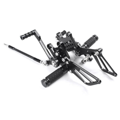 Rearsets Foot Pegs for Suzuki GSXR1000 GSXR600 GSXR750 (2000-2005) Black