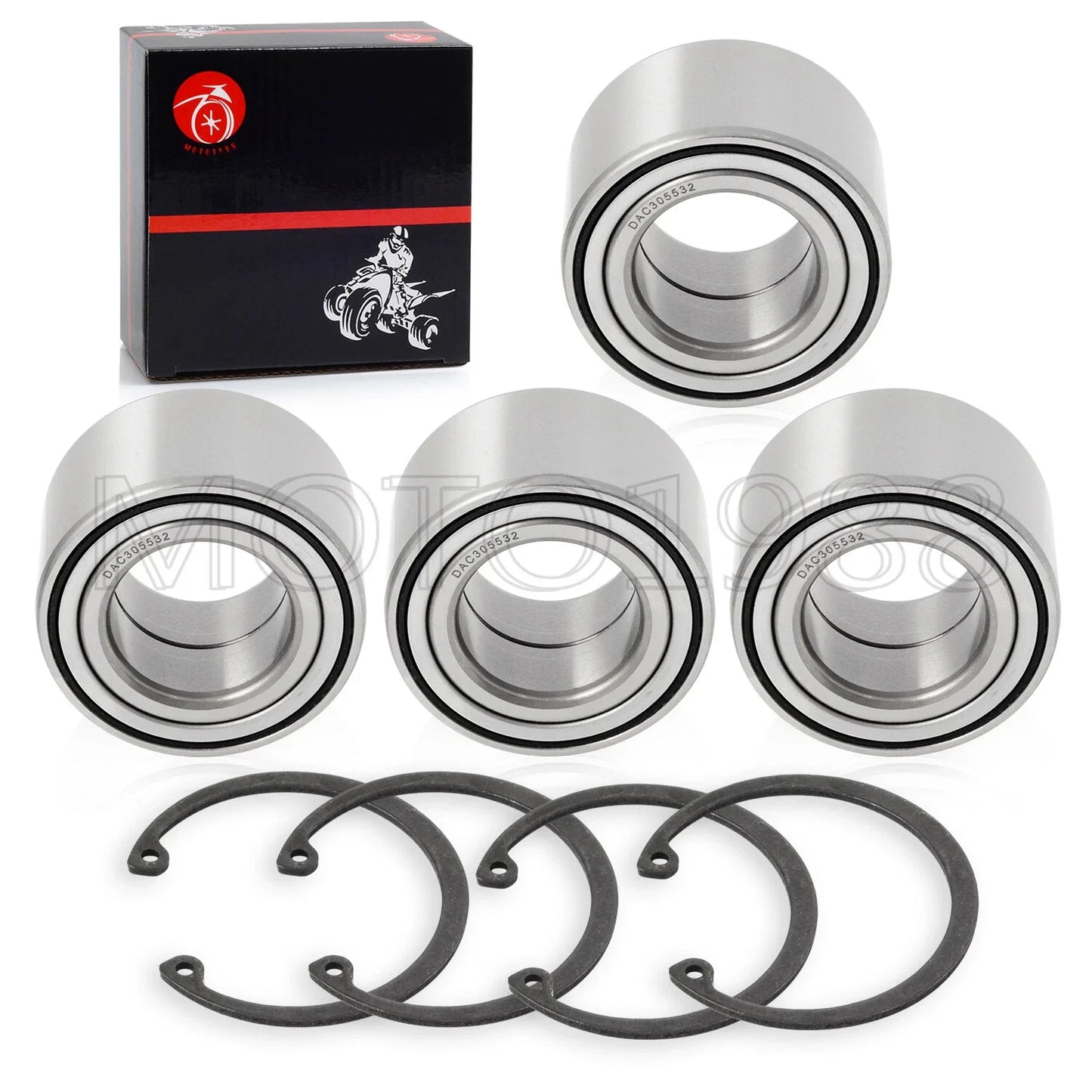 4 Wheel Bearing W CIRCLIP for Arctic Cat Wildcat 1000 (2013–2016)