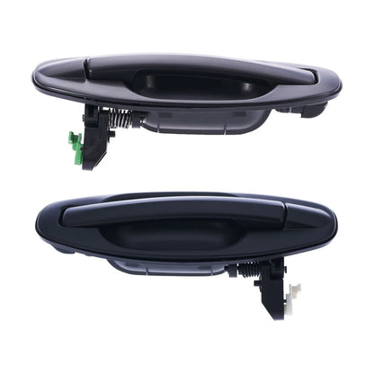 Set of 2 Outer Door Handles for Hyundai Santa Fe (2000–2005) Black