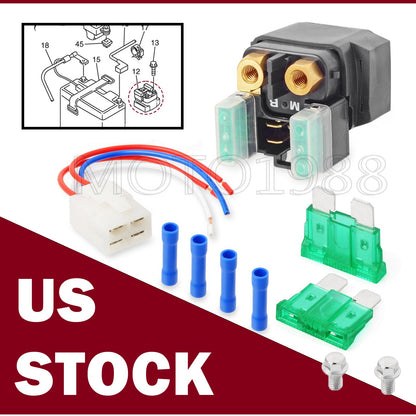 Starter Solenoid Relay for Yamaha XVS1300 V-Star 1300 (2007–2017)