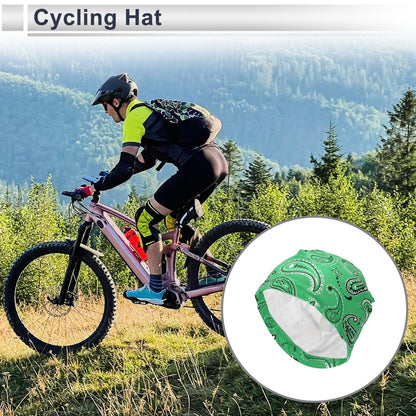 Cycling Hat Sweat Wicking Breathable Light Green 25x15cm (2023)