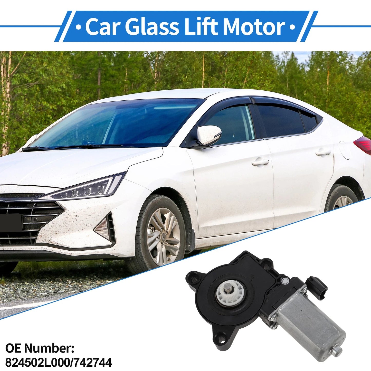 Power Window Regulator Lift Motor for Hyundai Elantra Hatchback (2017–2020)