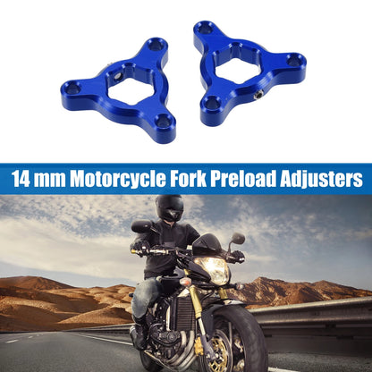 2X Fork Preload Adjusters for Motorcycle (Universal)