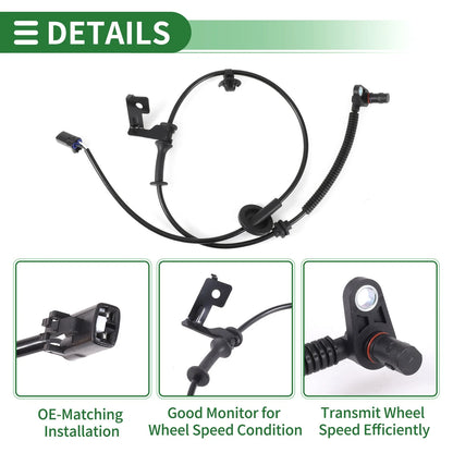 ABS Wheel Speed Sensor No. 956810U010 for Hyundai Verna (2014–2017)