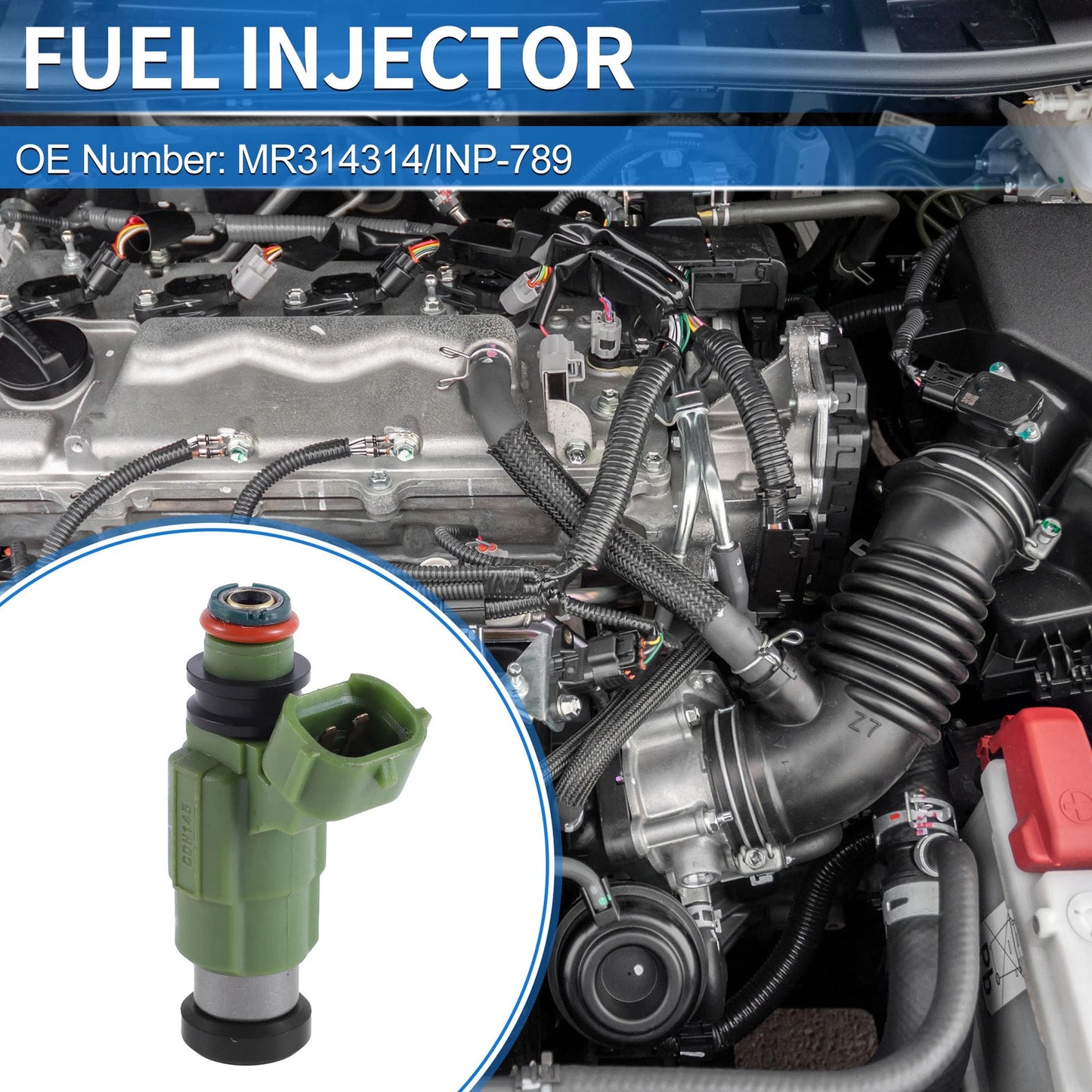1 Pc Fuel Injector MR314314 for Mitsubishi U42T U42V U61V U62V