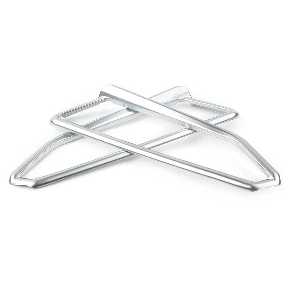 Matte Chrome Front Light Trim Accents for Honda Goldwing GL1800 (2018-2023)