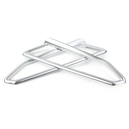 Matte Chrome Front Light Trim Accents for Honda Goldwing GL1800 (2018-2023)