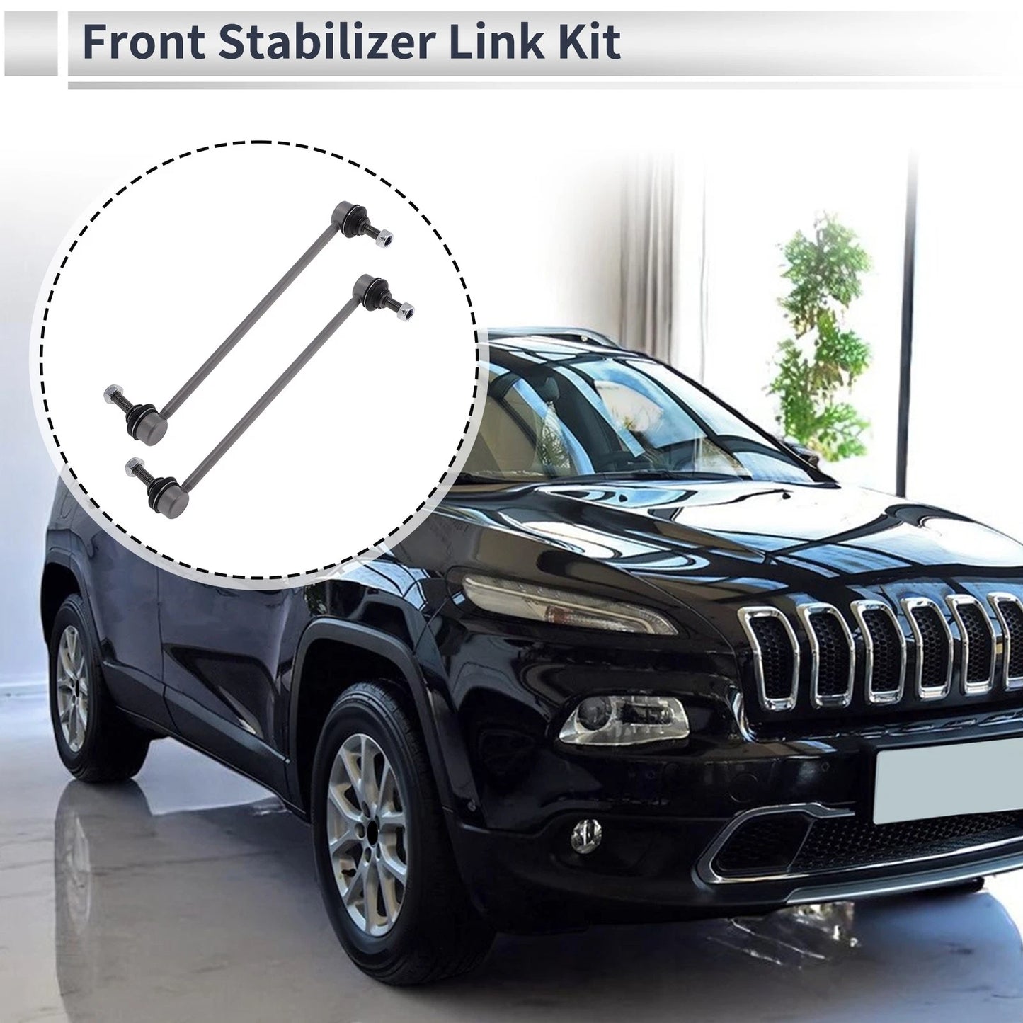 Set of 2 Front Stabilizer Bar Links for Chrysler 200 (2016–2017) No.68232186AA/K750704