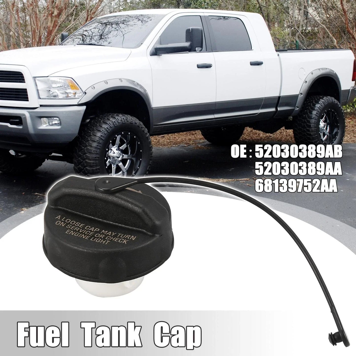 Fuel Tank Cap Cover for Dodge Challenger (2011-2019)