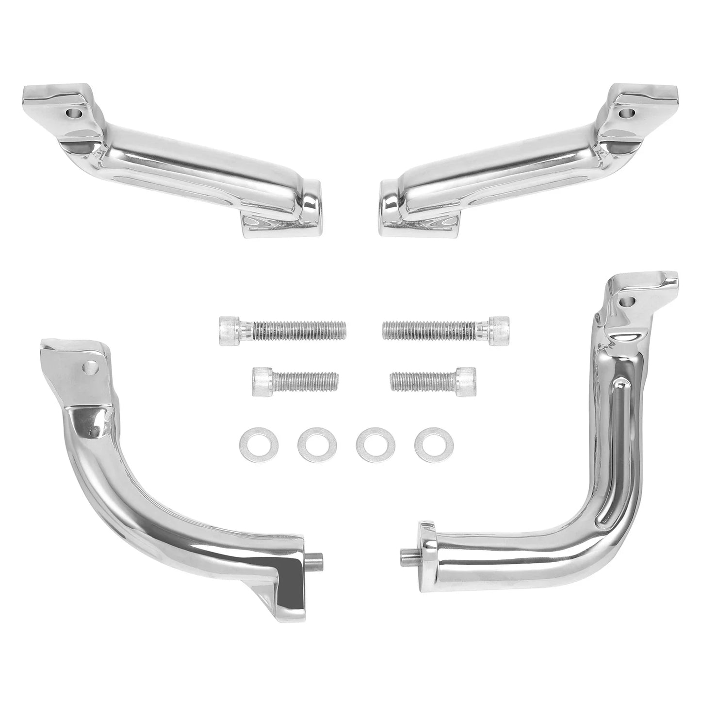 Chrome Driver Floorboards Mount Bracket for Harley Touring (2014-2024)