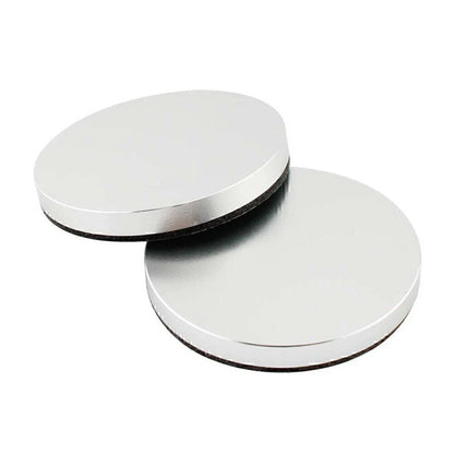 Motorcycle Silver Handlebar Riser Top Clamp Covers for Harley