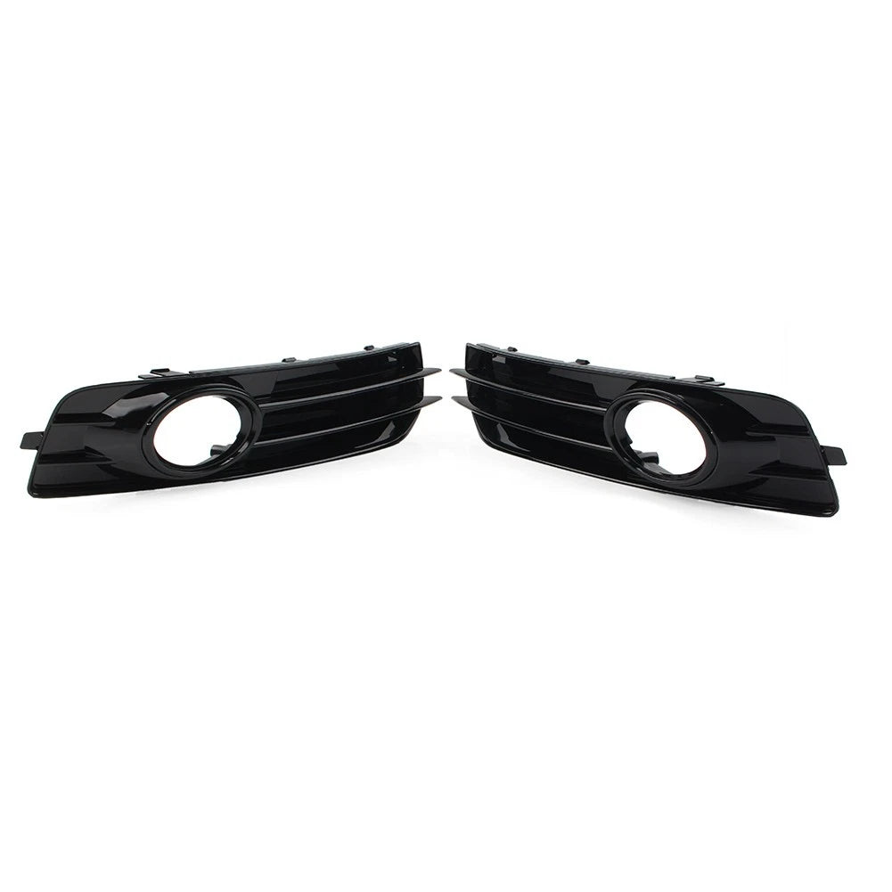 Front Bumper Honeycomb Mesh Fog Light Grille Cover for Audi