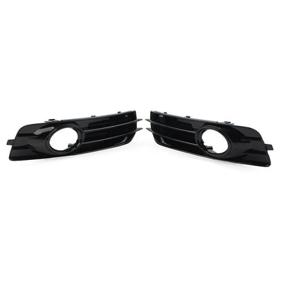 Front Bumper Honeycomb Mesh Fog Light Grille Cover for Audi