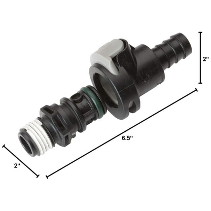 2X Sprayless Fuel Line Connector for Attwood Universal
