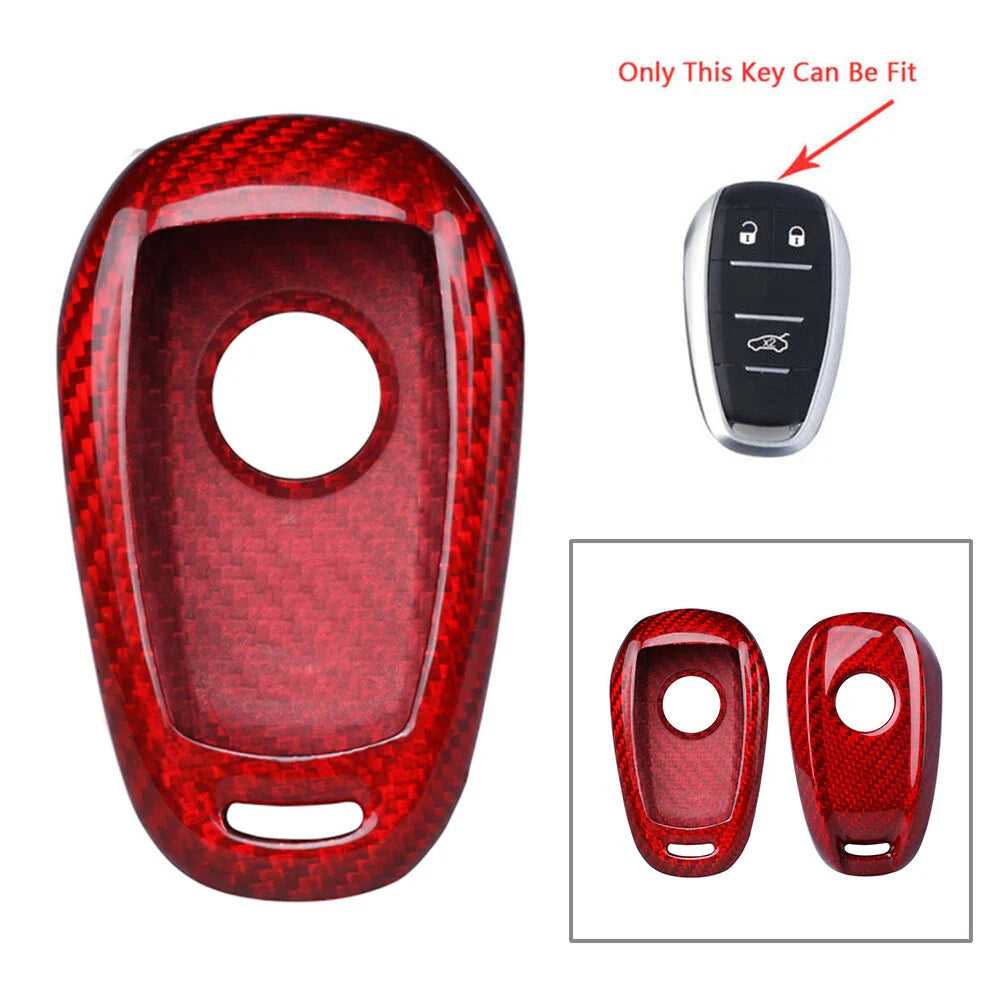 Carbon Fiber Key Shell Cover for Alfa Romeo Stelvio (2017-2023)