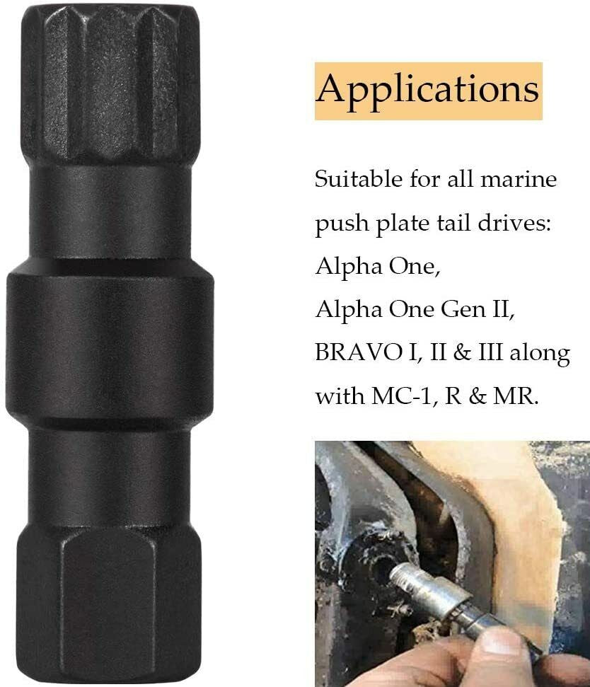 Bellow Retainer Ring Sleeve & Hinge Pin Tool for Mercruiser (1991–1991)