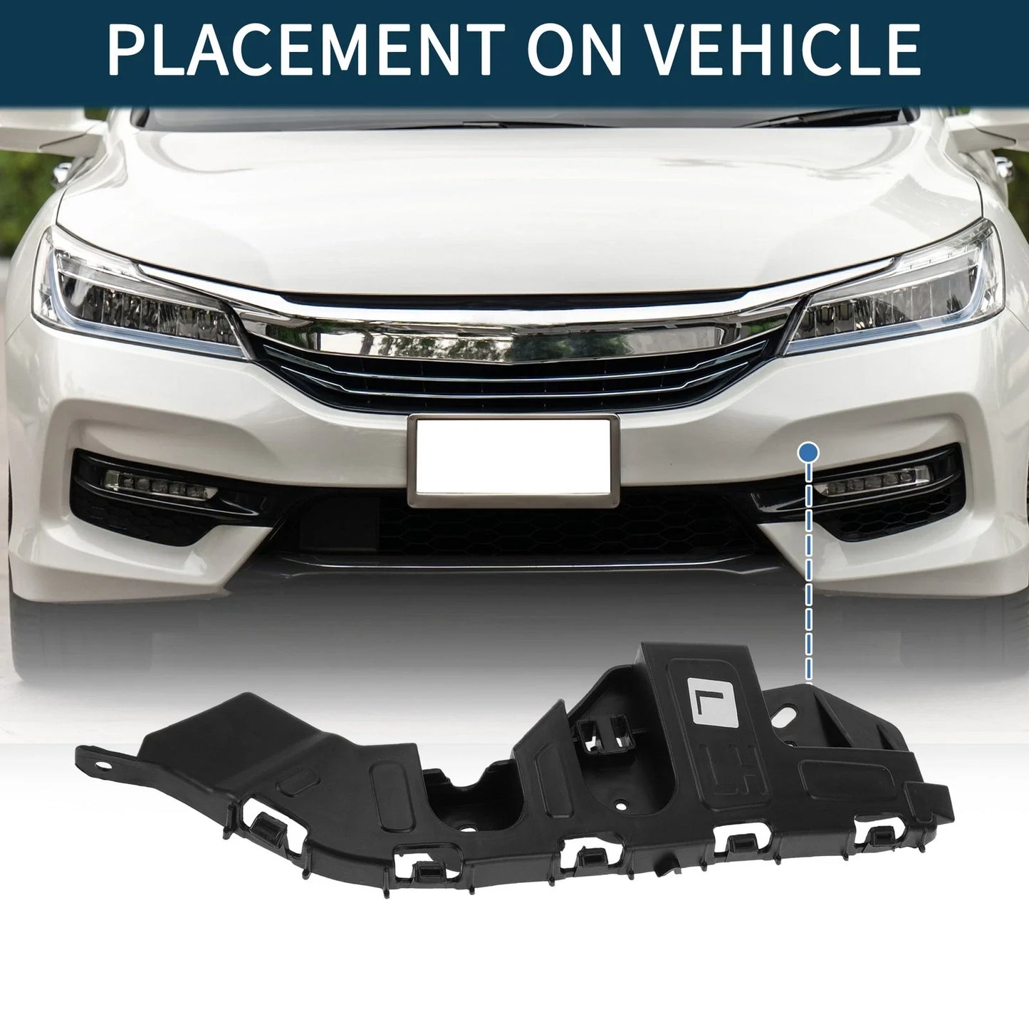 Left Front Bumper Retainer Bracket for Chevy Trax (2013-2016)