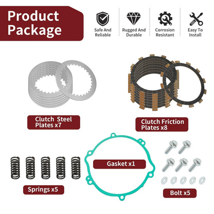 Clutch Friction Plate & Springs Gasket Kit for Yamaha YZ125 (1994–2004)