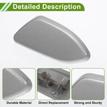 Front Left Washer Nozzle Cover for Toyota RAV4 (2010–2012) 8504542110 Silver Tone