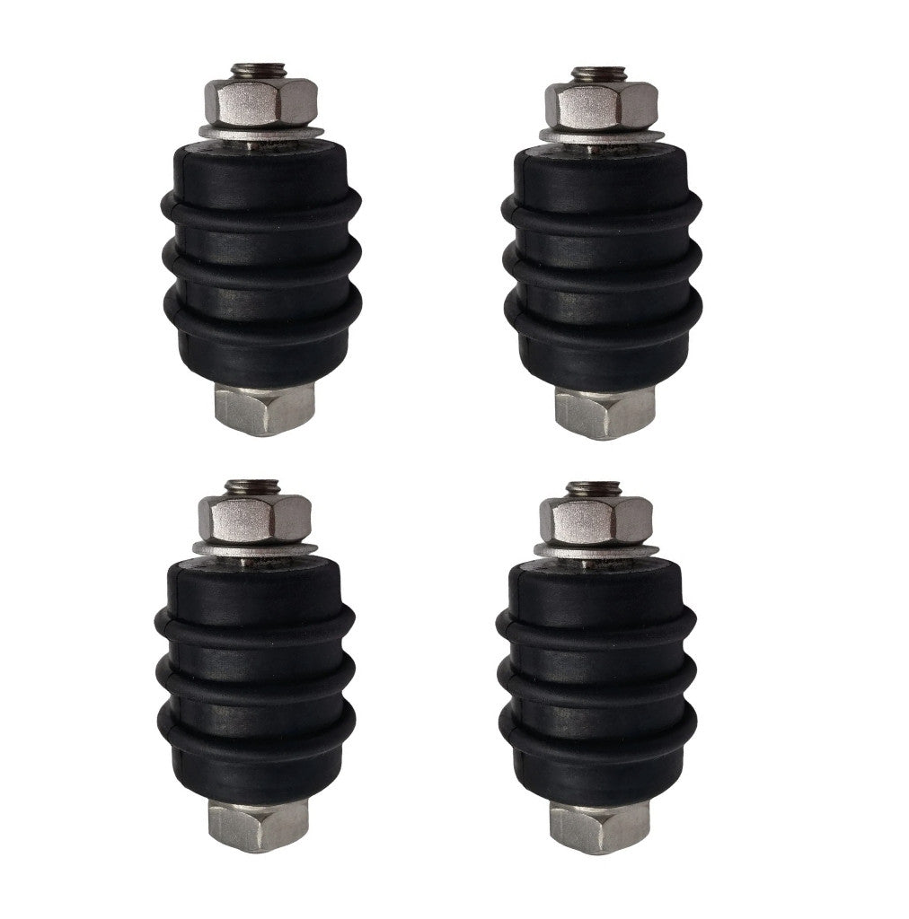 Set of 4 Upper Front Motor Mounts for Johnson Evinrude OMC Outboards (20-30 HP)